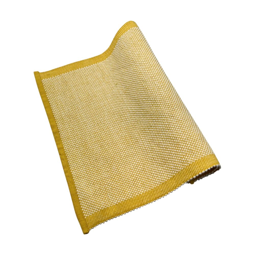 2PK J.Elliot Home 100% Cotton Heureuse Table Runner 180x40x0.2cm Yellow