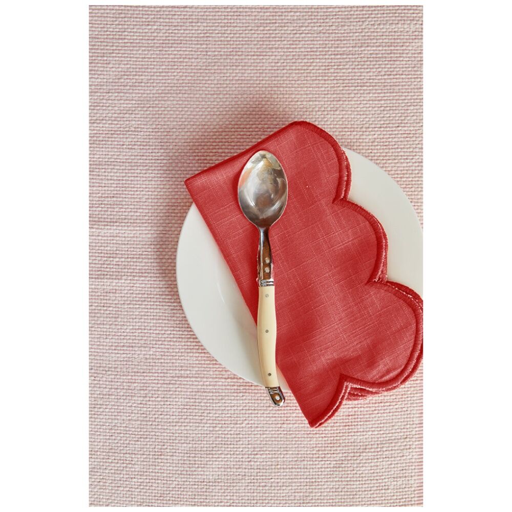 4pc J.Elliot Home Heureuse Table Placemats Set 33x48x1cm Pink