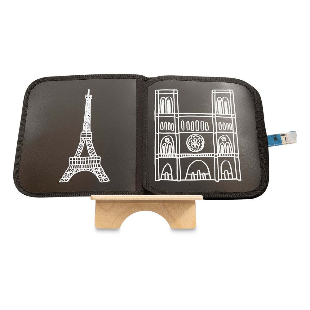 Jaq Jaq Bird Cities of Wonder Erasable Book Paris 3y+