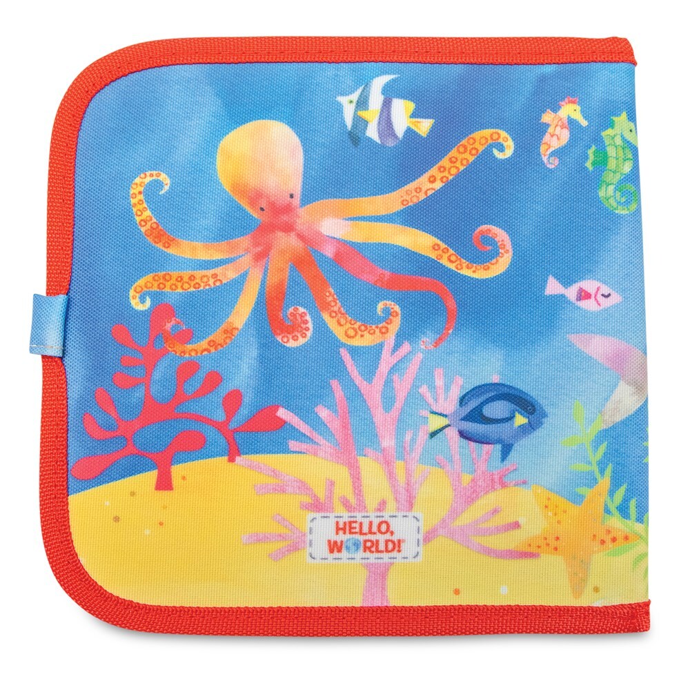 Jaq Jaq Bird Doodle It & Go Erasable Book Hello World Ocean 3y+