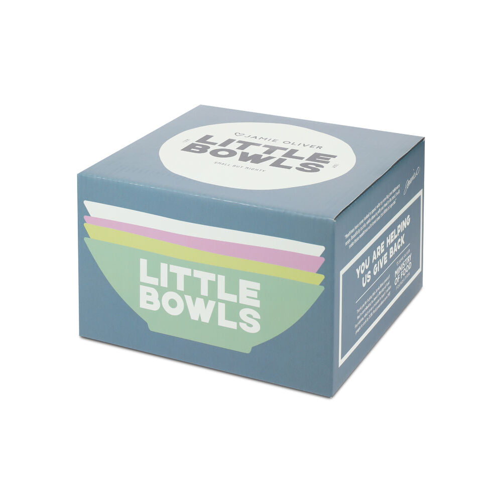 4pc Jamie Oliver Big Love Little Bowl Set 13.5cm Multicoloured Stonewear