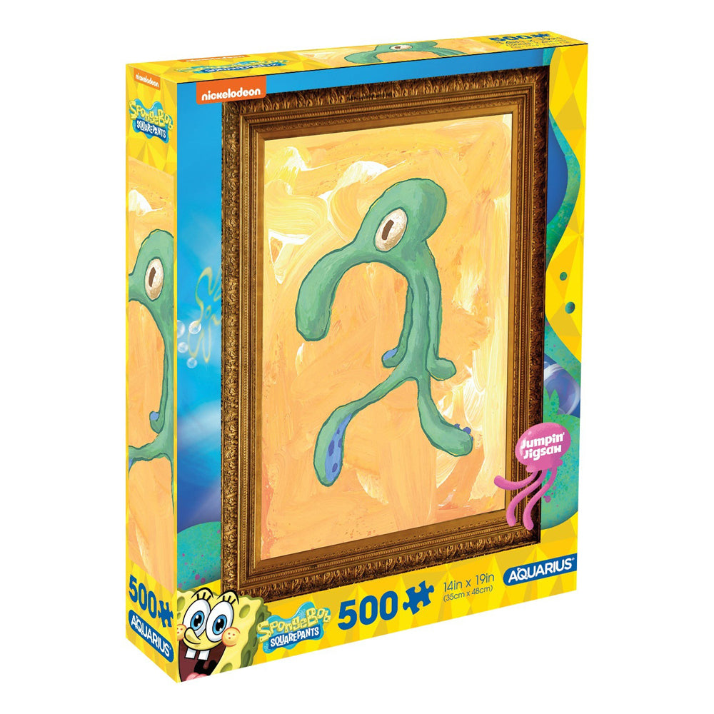 500pc Aquarius SpongeBob Bold & Brash Jigsaw Puzzle 35x48cm
