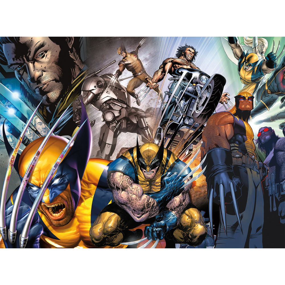 500pc Aquarius Marvel Wolverine Collage Jigsaw Puzzle 35x48cm