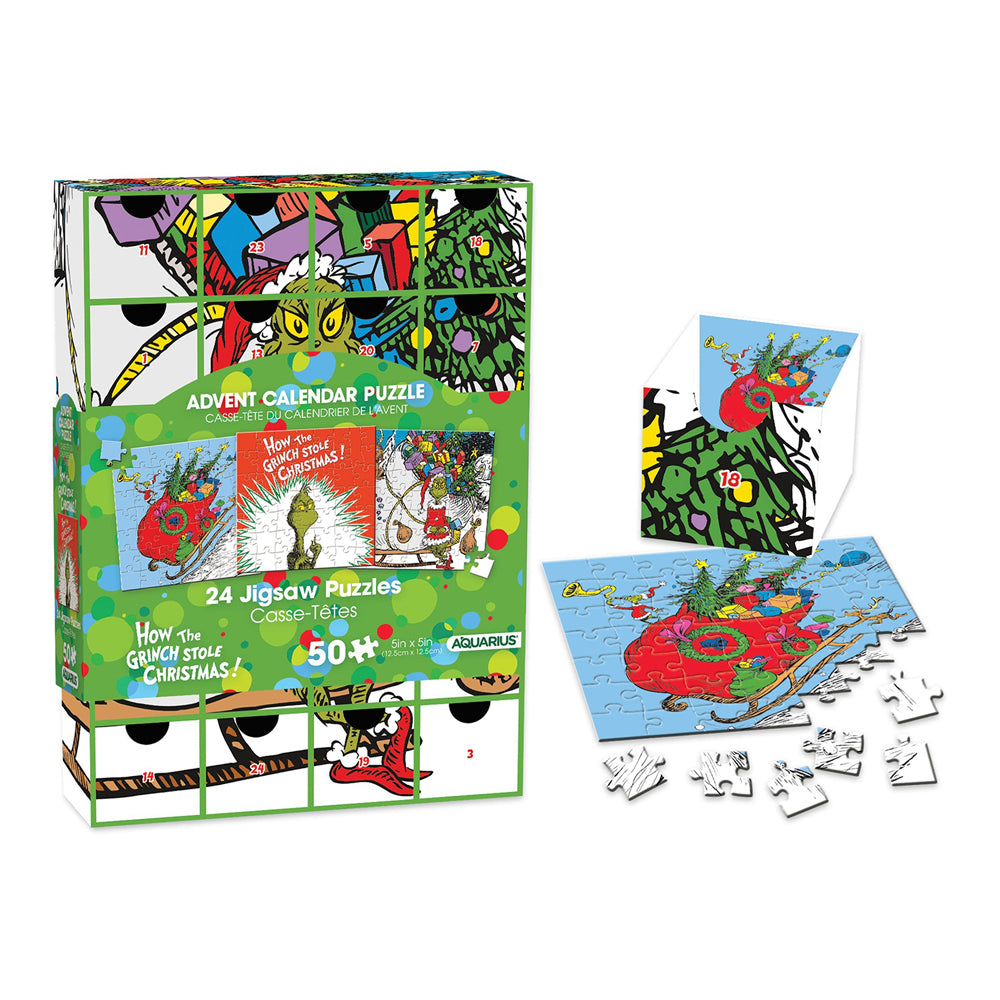 Aquarius How The Grinch Stole Christmas Advent Calendar 12.5cm