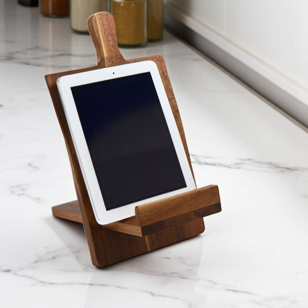 NF Living Acacia Wood Stand 18x25x33 Kitchen Rustic Design Accessories Brown