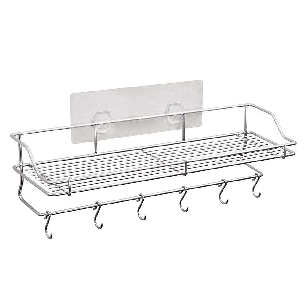 I-Hook 40.5cm Kitchen Shelf Stainless Steel Holder - Silver
