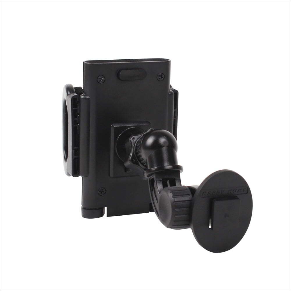 I-Hook Adjustable Universal Car Phone Suction Holder - Black