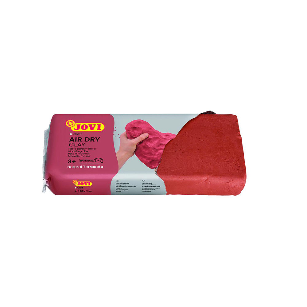 6PK Jovi Air Dry Clay Bar 500g Kids/Childrens Play Toy Terracotta 3+