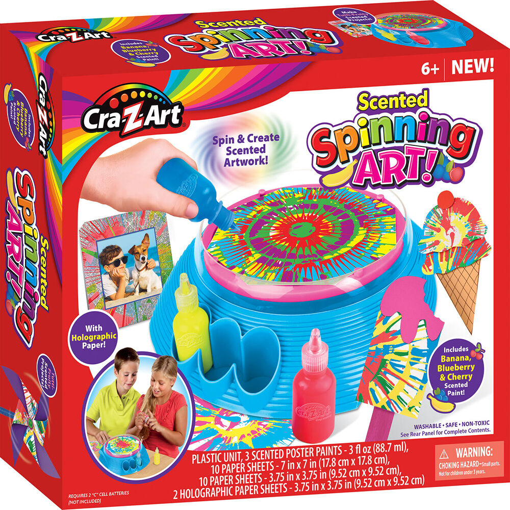 Cra-Z-Art Scented Educational Spinning Art Stationery Colouring Pens Kids 6y+