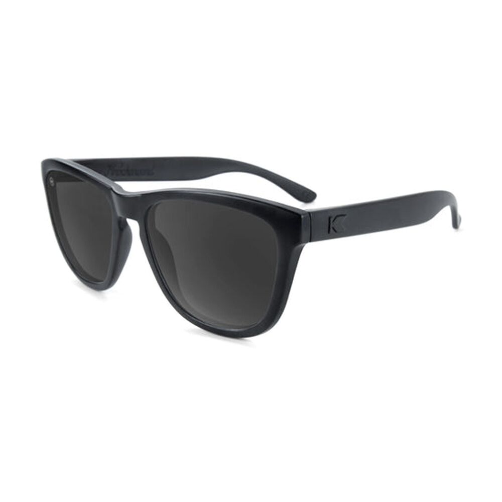 Knockaround Premiums Sunglasses Polarised UV400 Black on Black/Smoke