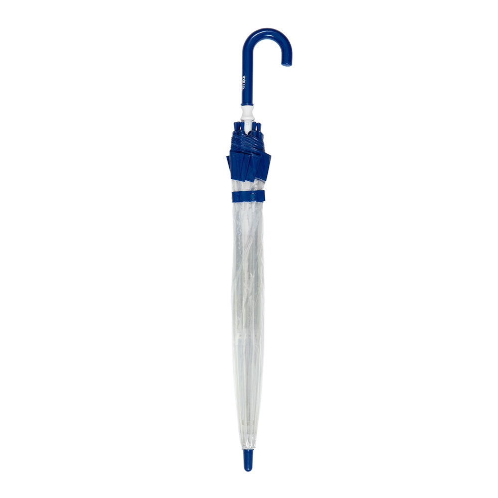 Clifton Kids 67cm Clear Dome Umbrella - Navy Border