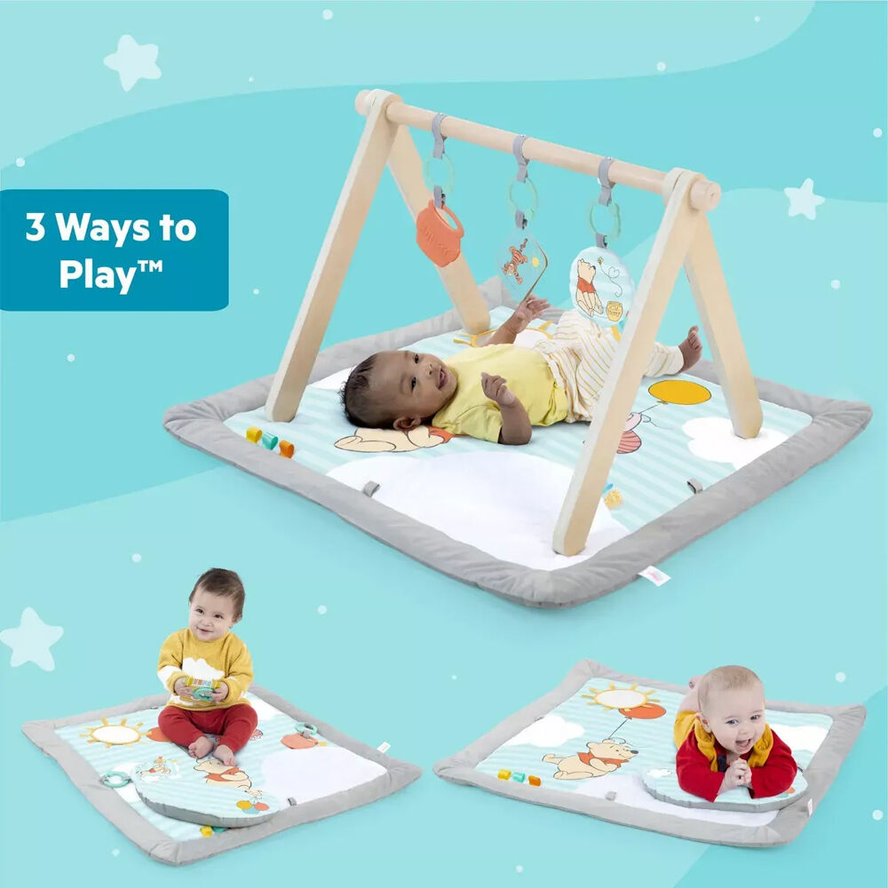 Bright Starts Disney Baby Winnie the Pooh Once Upon a Tummy Time Activity Gym