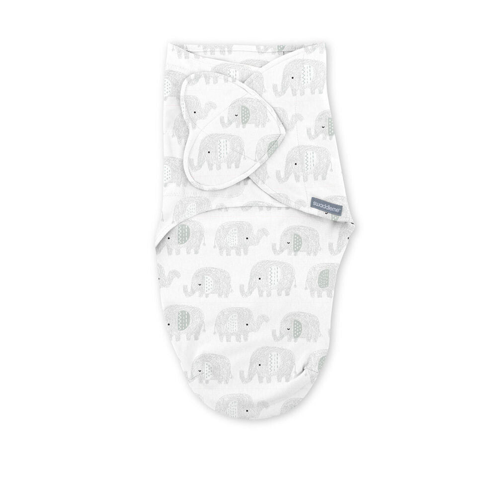 2PK SwaddleMe by Ingenuity Monogram Collection Baby Swaddle Star Dot 0-3m