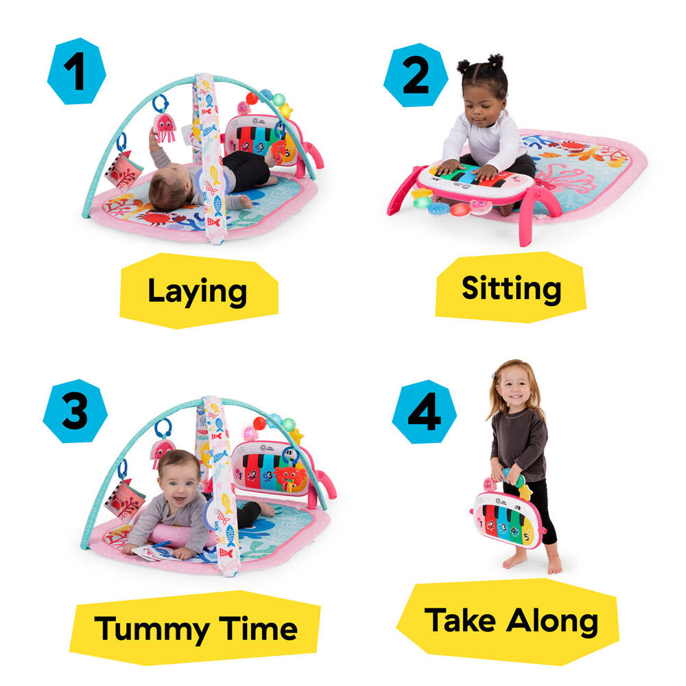Baby Einstein Ocean Explorers 4 In 1 Kickin' Tunes Jellyfish Jamboree Playmat