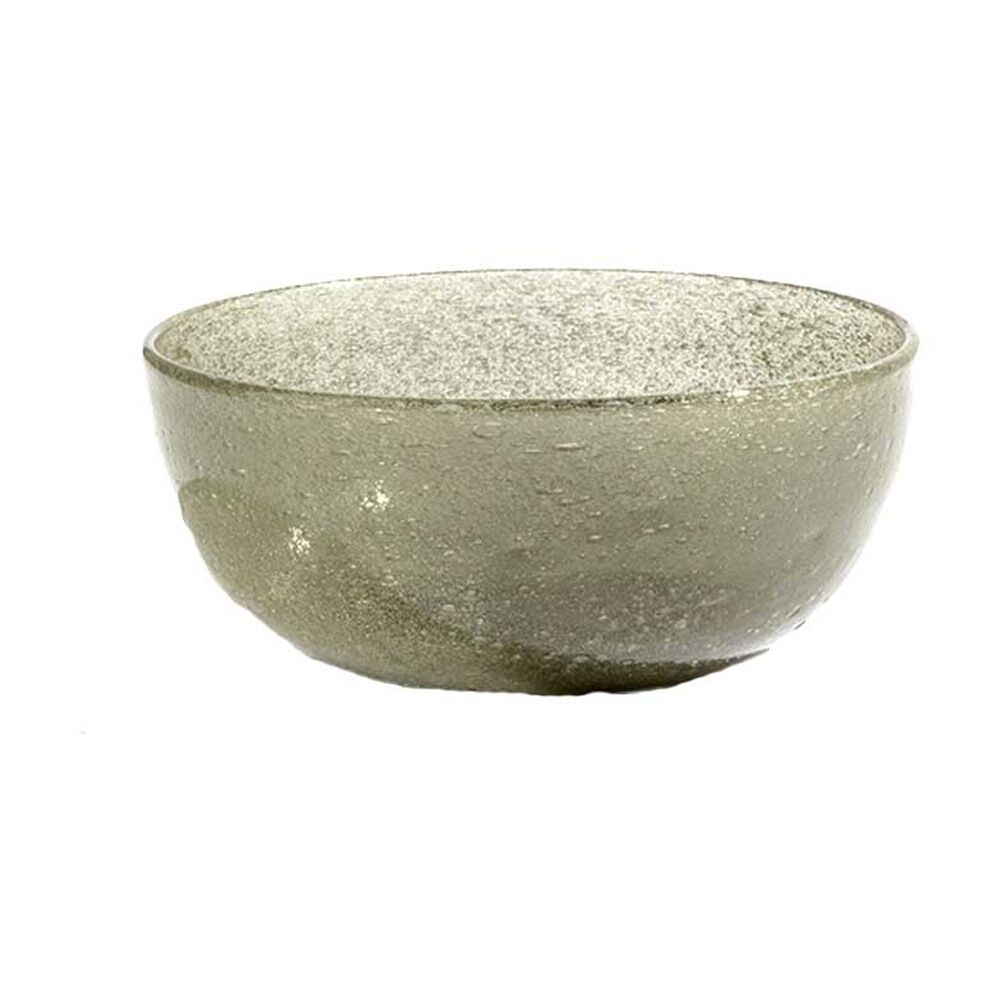 2PK KAS Australia Mini Bubble Glass Bowl Textured Matte Glass One Size Sage