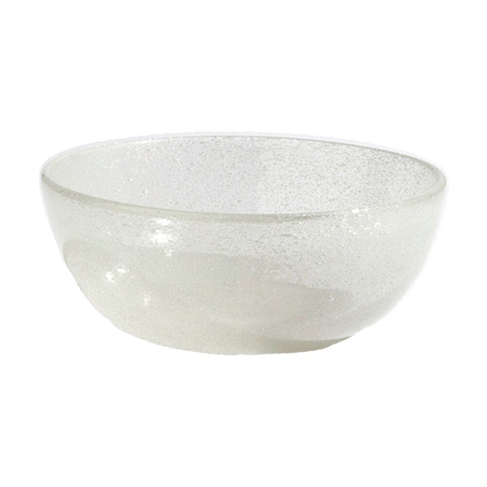 4PK KAS Australia Mini Bubble Glass Bowl Textured Matte Glass One Size White