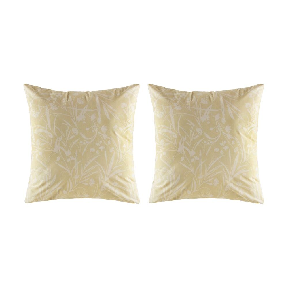 2PK KAS Australia Goldie Euro Pillowcase European Style 100% Cotton Natural
