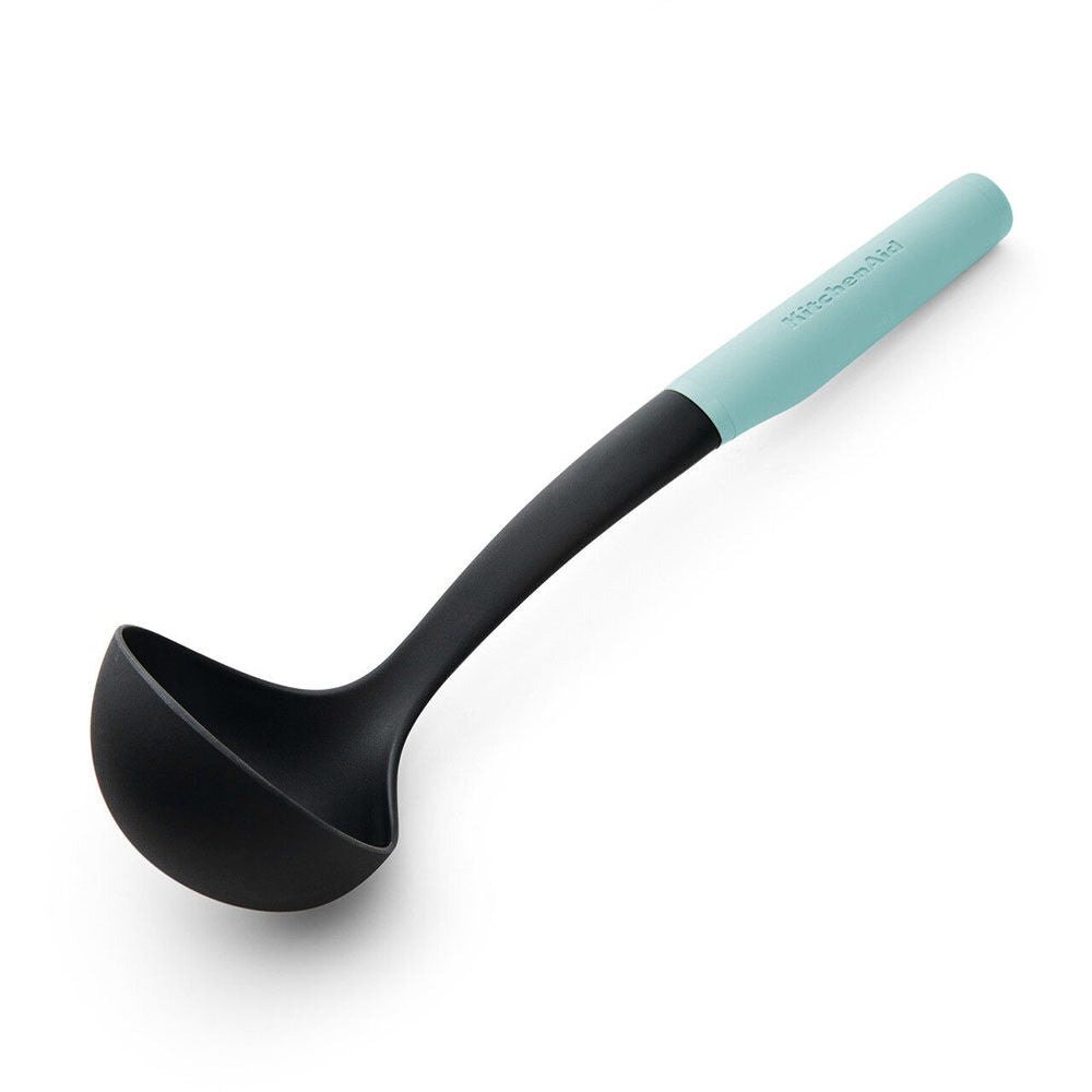 KitchenAid Plastic Soft Grip Ladle Kitchen Utensils - Mineral Water