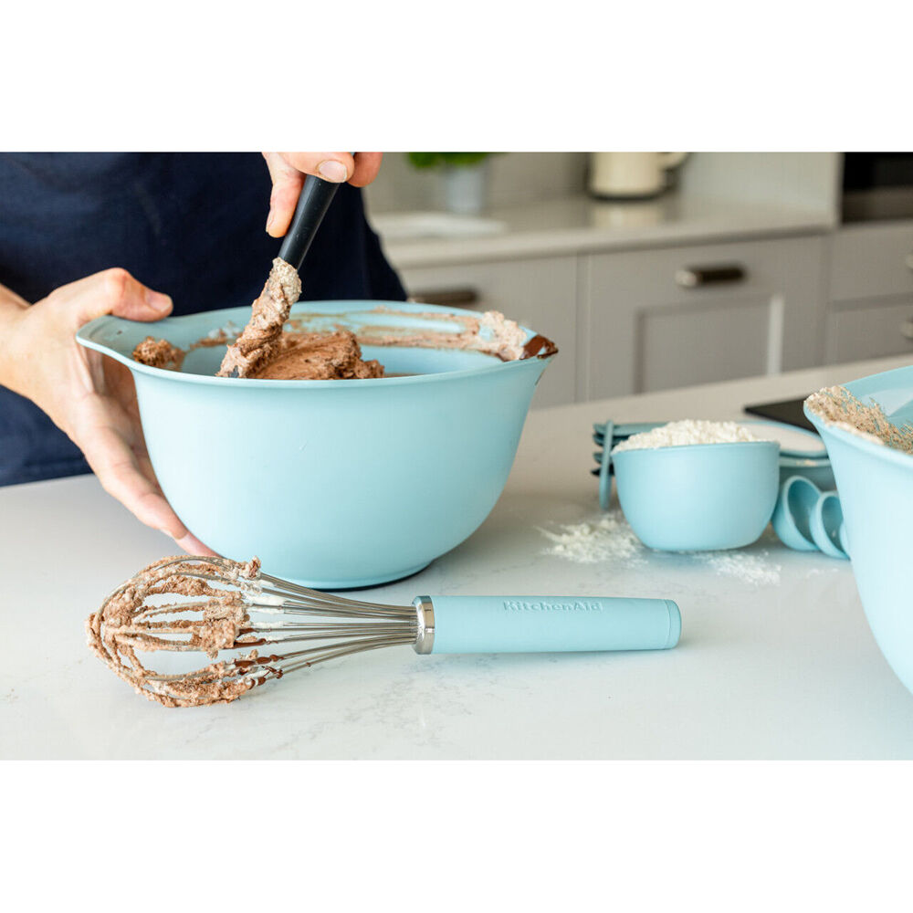 KitchenAid Soft Grip Metal Utility Whisk Cooking Utensil - Mineral Water