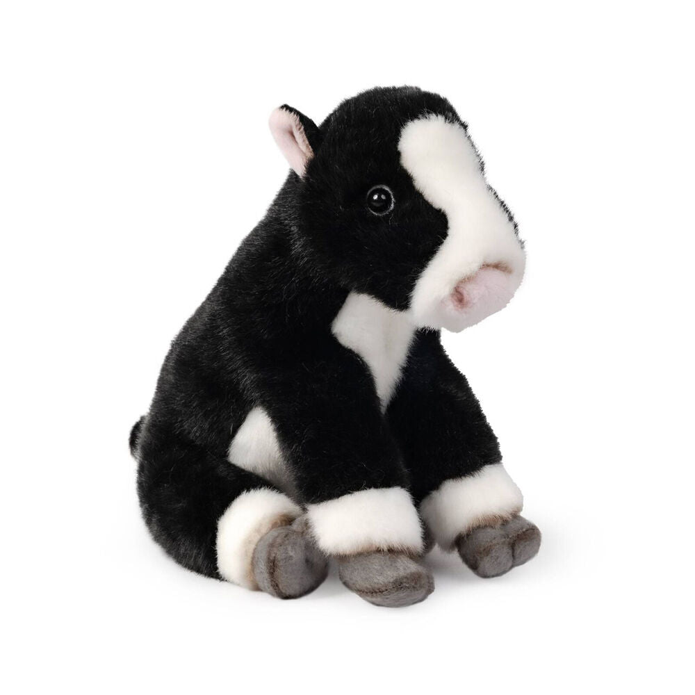 2pc Living Nature Sitting Friesian Calf and Ragdoll Kitten Plush Toy Set 0y+