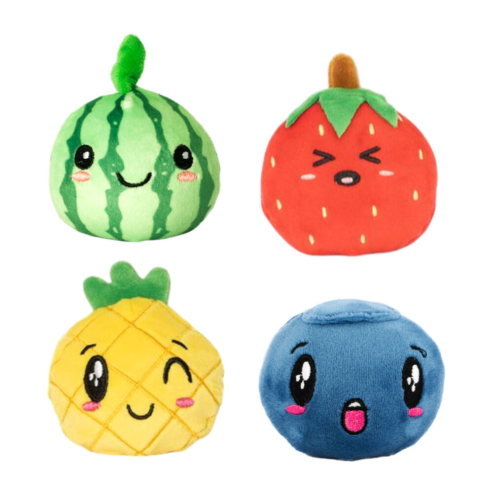 Keycraft Fruit Squishy Plushies Fun Sensory Kids Toy Assorted