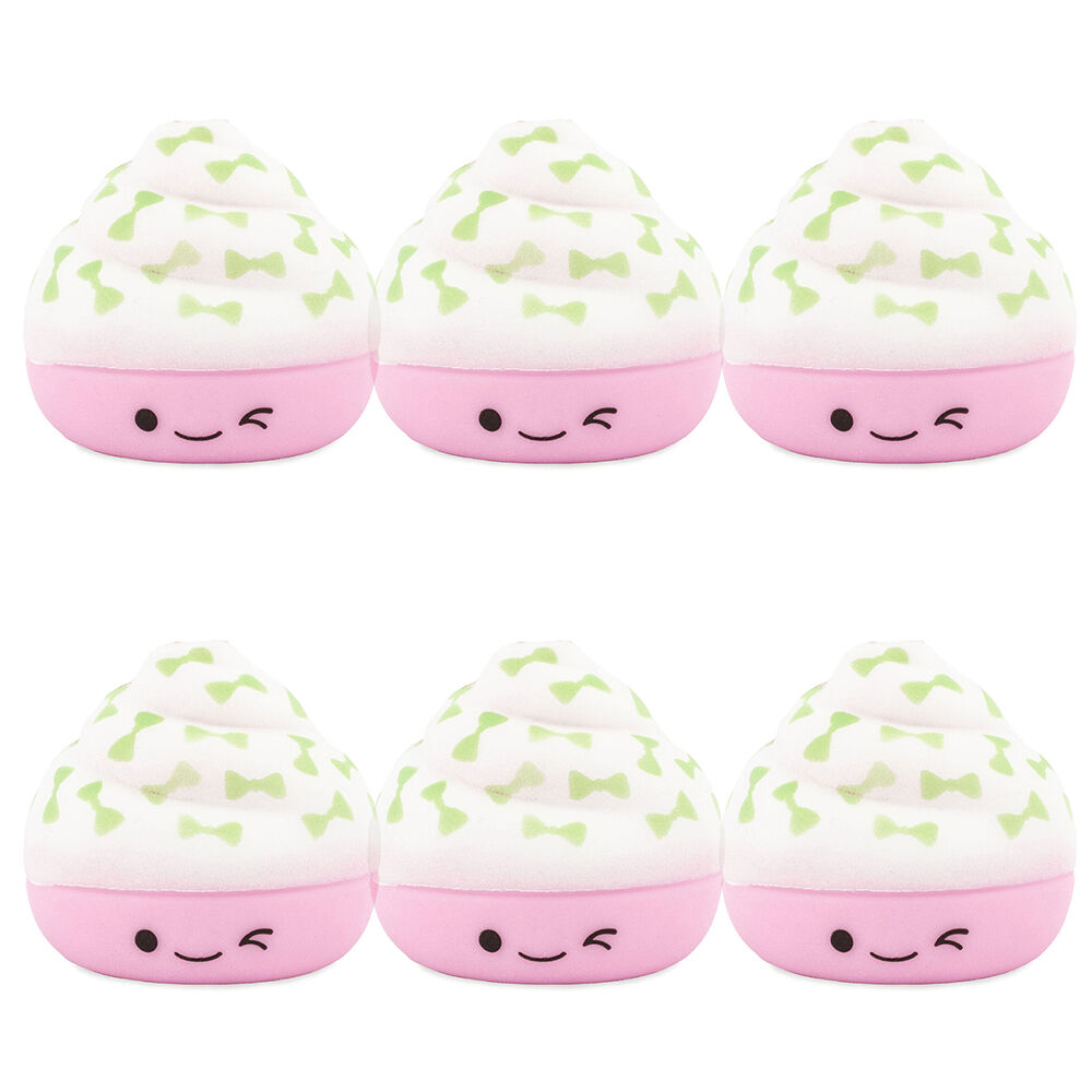 6PK Keycraft Squishy Cupcake Stress Relief Sensory Toy - Assorted 3y+