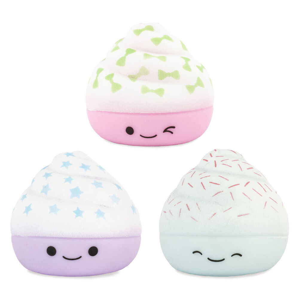 6PK Keycraft Squishy Cupcake Stress Relief Sensory Toy - Assorted 3y+