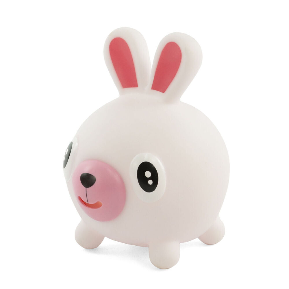 3PK Keycraft Noisy Bunny Soft Animal Sensory Toy 10.5x13cm - Assorted 3y+