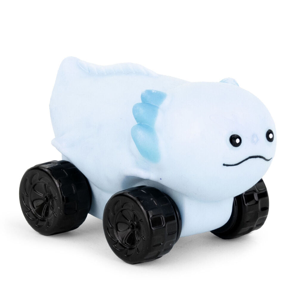 3PK Keycraft Stretch Wheels Axolotl Stress Relief Toy - Assorted 3y+