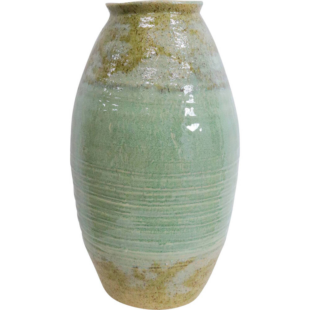 LVD Ceramic Plant/Flower Vase Home Decor 22x39.5cm Moss
