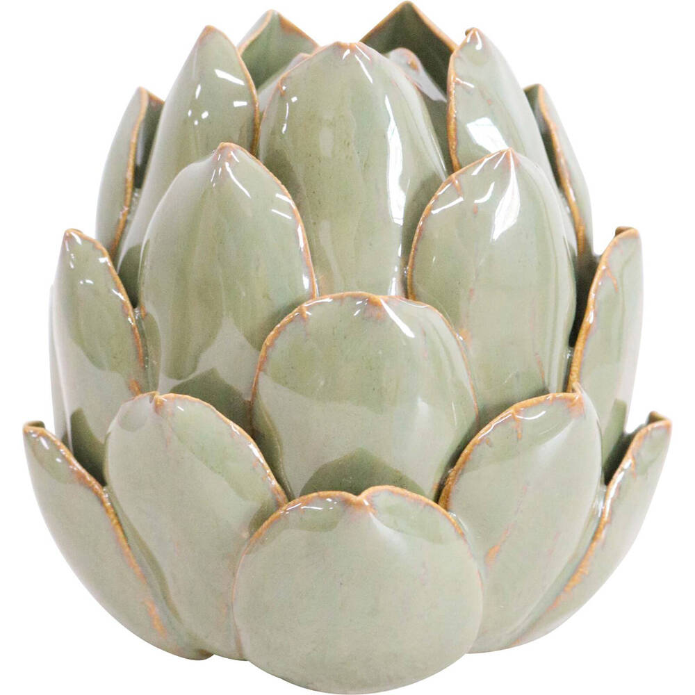 LVD Ceramic Articoke Decoration Home Decor 9x9cm Sage