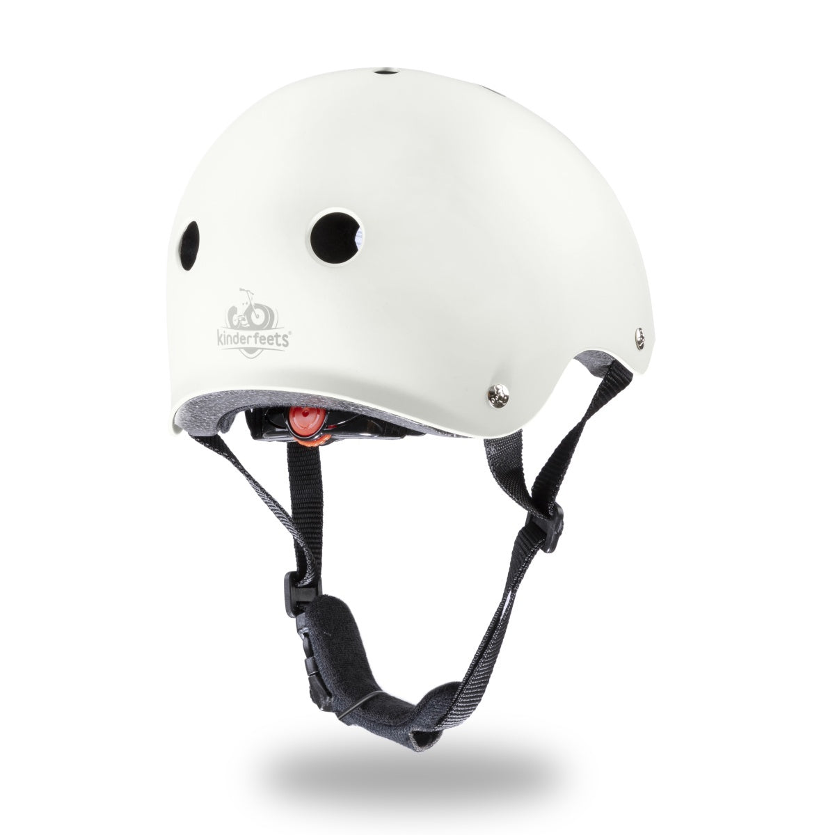 Kinderfeets Toddler Bike Helmet Fits Head 46-52cm Matte White