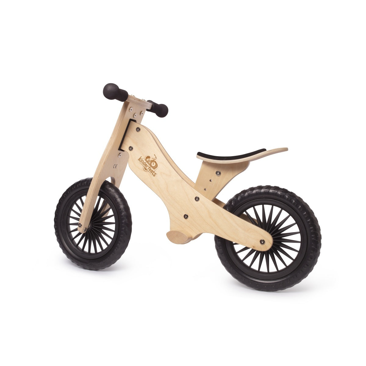 Kinderfeets 84cm Wood Balance Bike Kids Ride-On Toys Natural 2y+