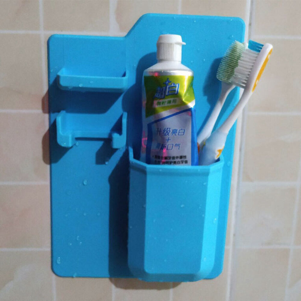 2PK Silicon Suction Toothbrush Holder