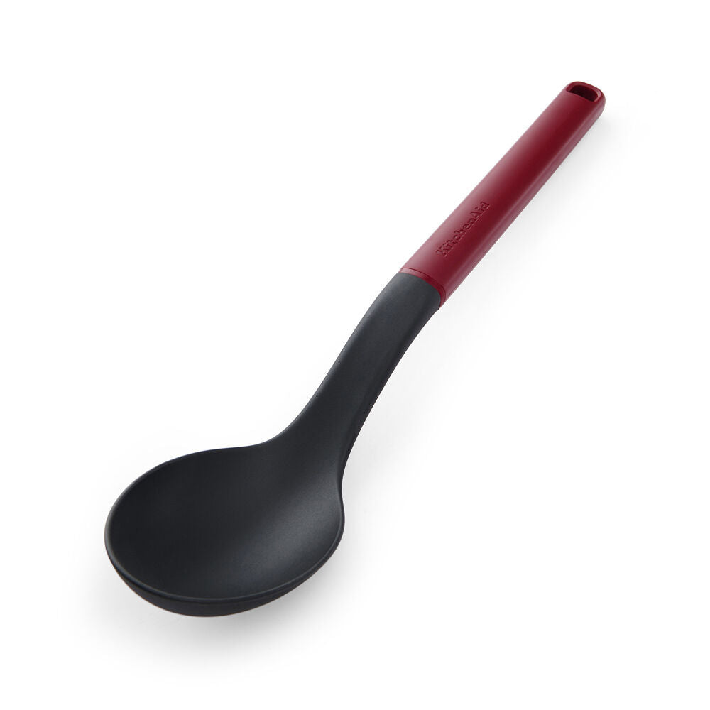 2PK KitchenAid Classic Nylon Solid Cooking Spoon/Kitchen Utensil Empire Red