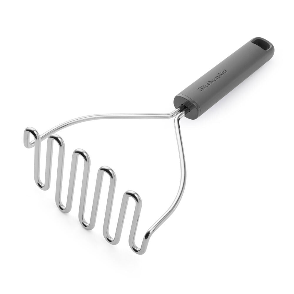 2PK KitchenAid Classic Wire Multipurpose Masher Cooking Utensil Charcoal Grey