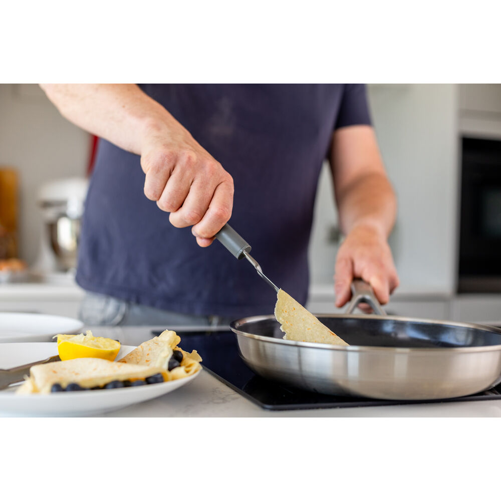 KitchenAid Classic Metal Flexable Turner/Spatula Cooking Utensil Charcoal Grey