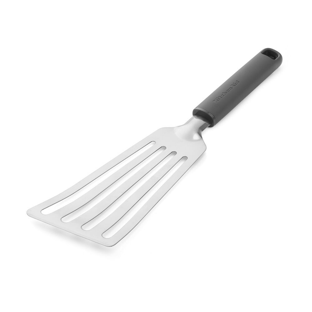 2PK KitchenAid Classic Metal Flexable Turner/Spatula Cooking Utensil Charcoal Grey