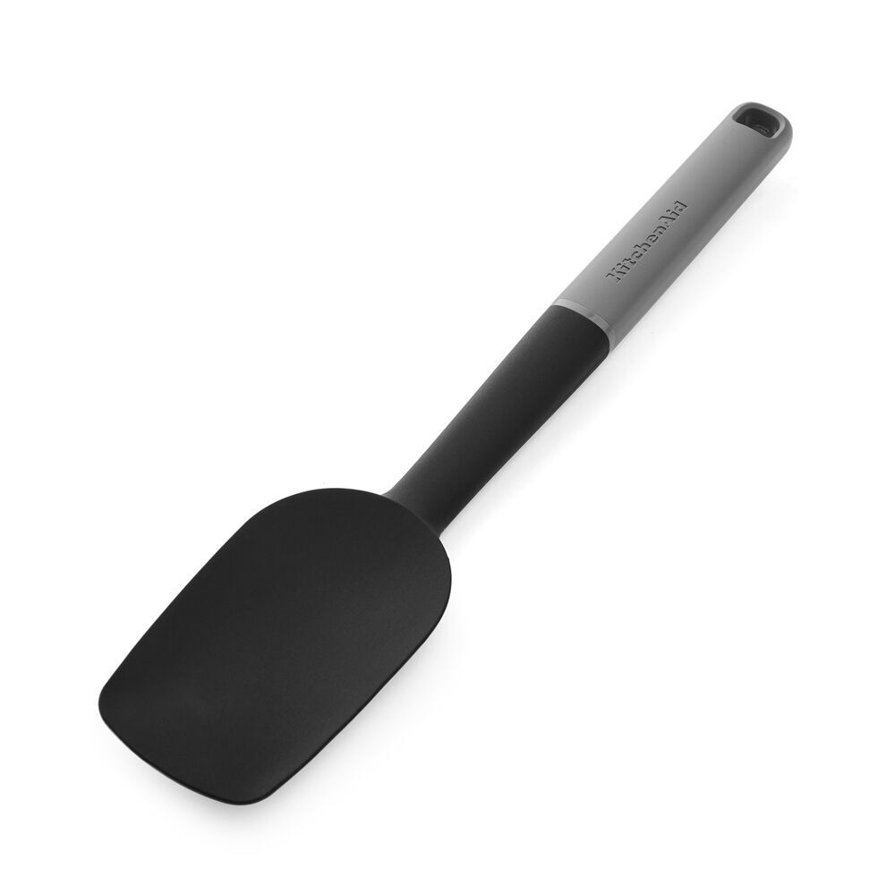 2PK KitchenAid Classic Silicon Spoon Spatula/Turner Cooking Utensil Charcoal Grey