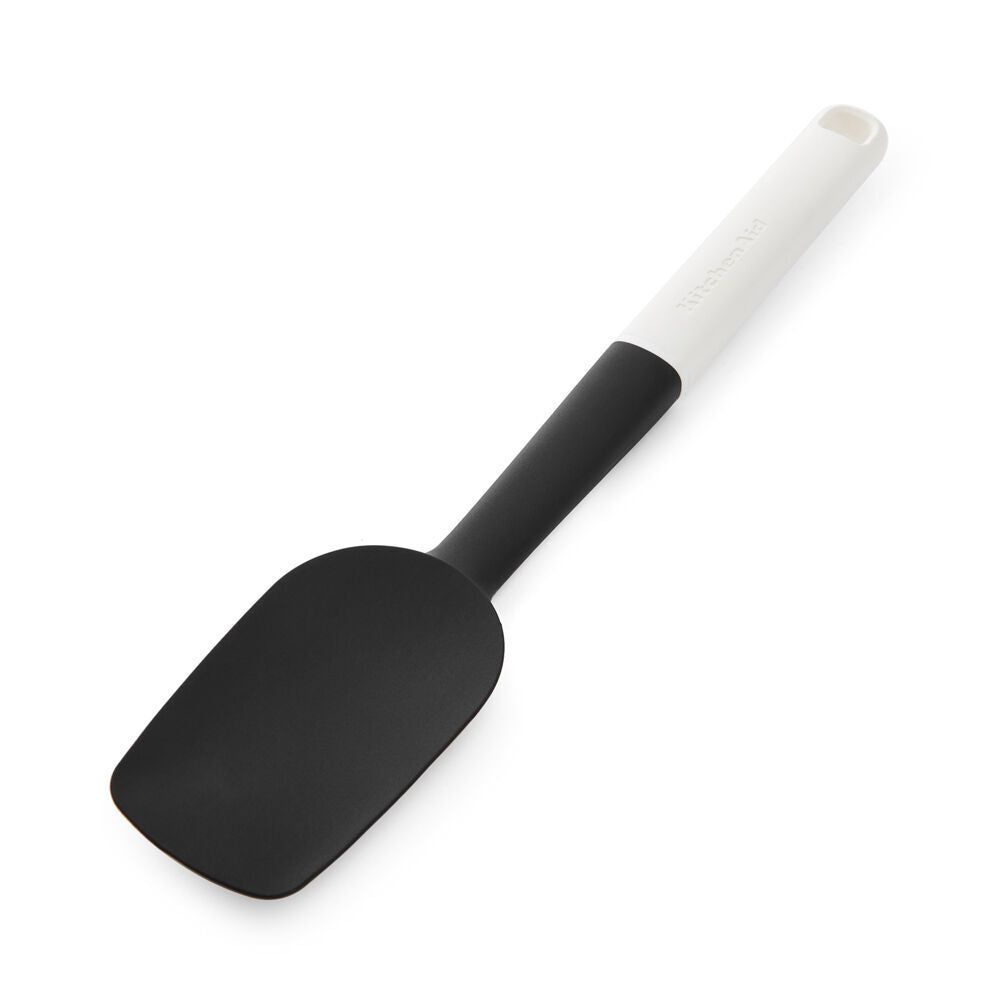 2PK KitchenAid Classic Silicon Spoon Spatula/Turner Cooking Utensil Porcelain White