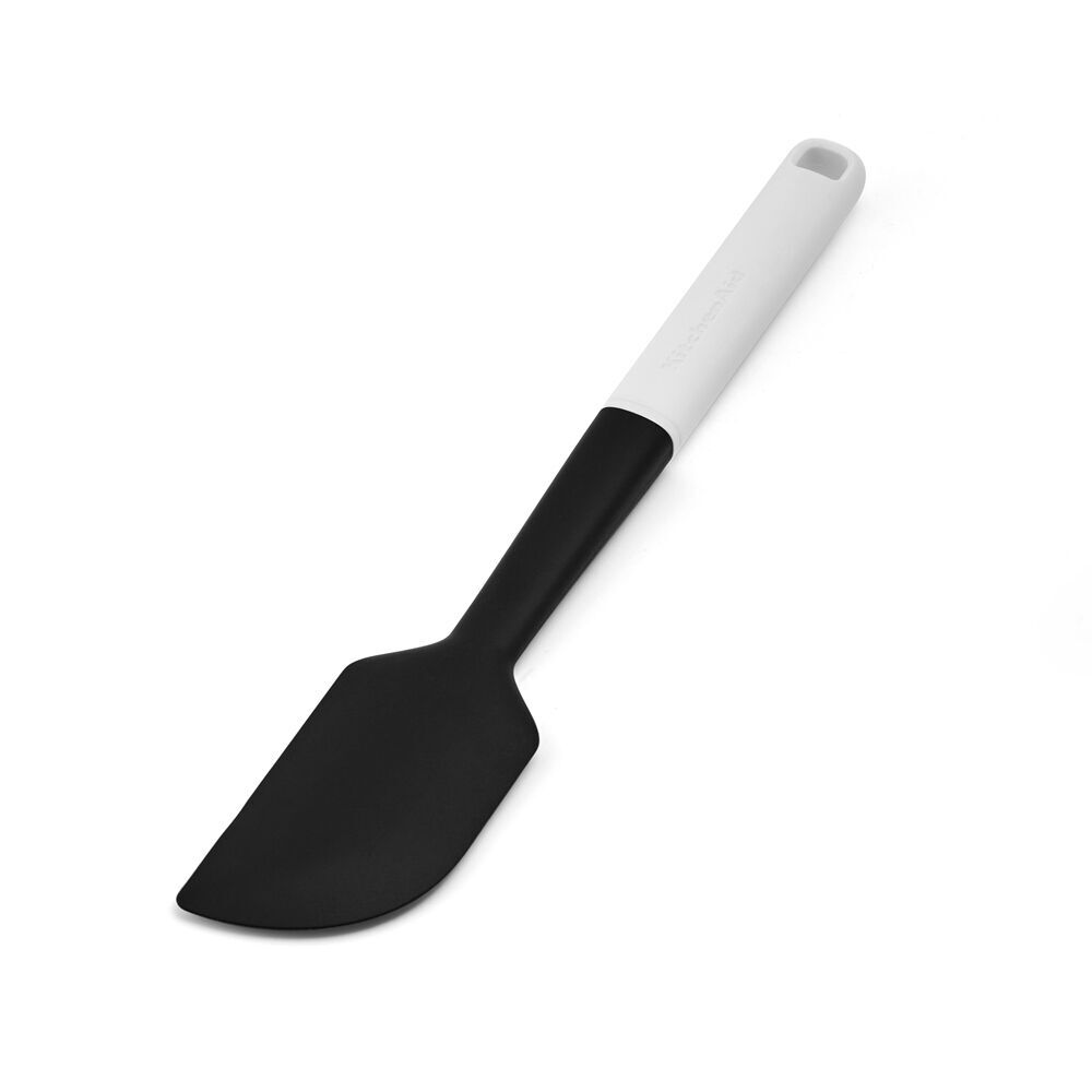 2PK KitchenAid Classic Nylon Scraper Spatula/Turner Cooking Utensil Porcelain White