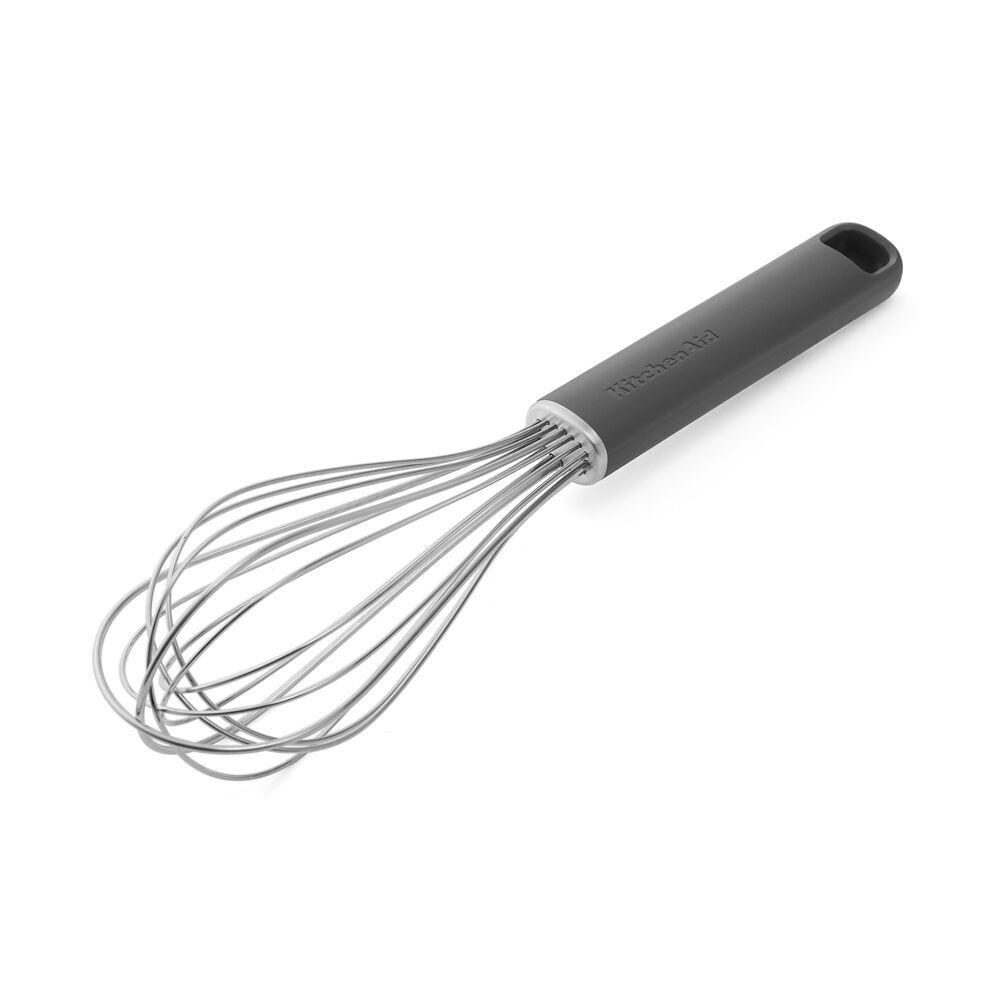 2PK KitchenAid Classic Wire Utility Whisk Cooking Utensil Charcoal Grey