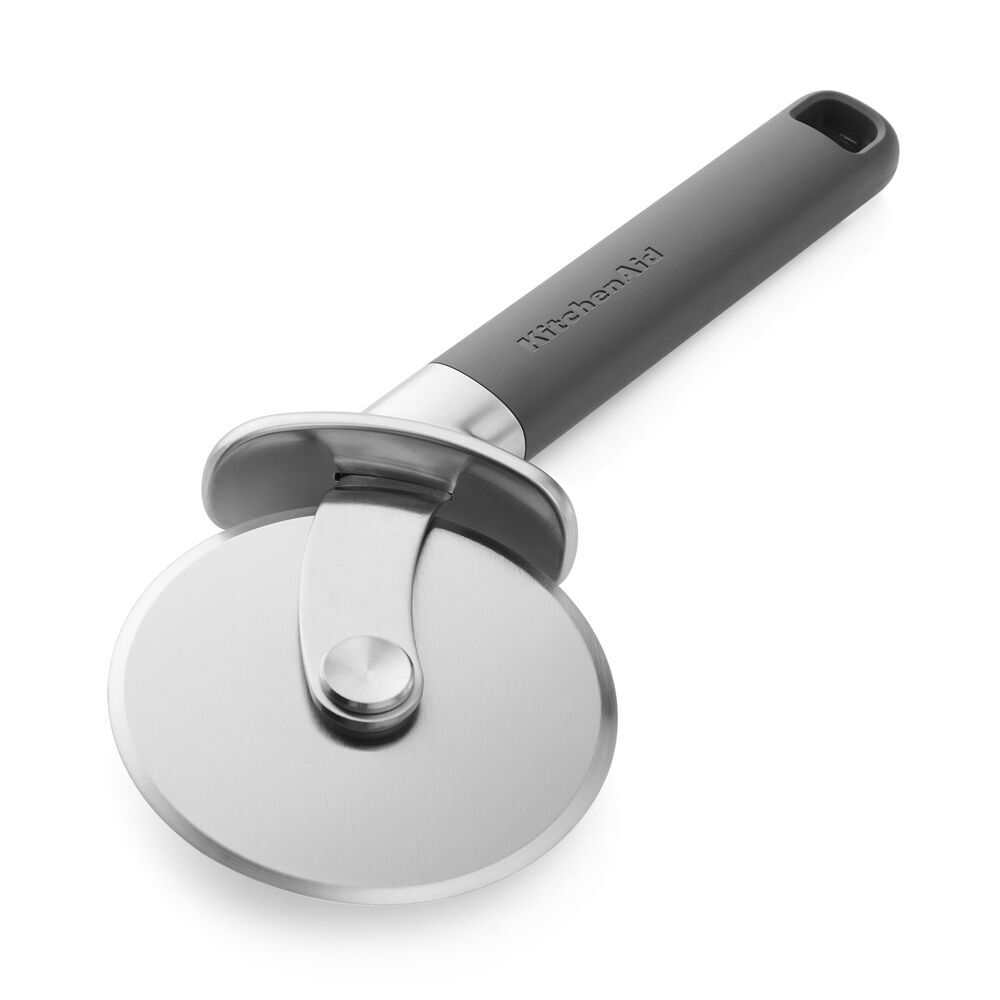 2PK KitchenAid Classic Metal Pizza Wheel/Cutter Cooking Utensil Charcoal Grey