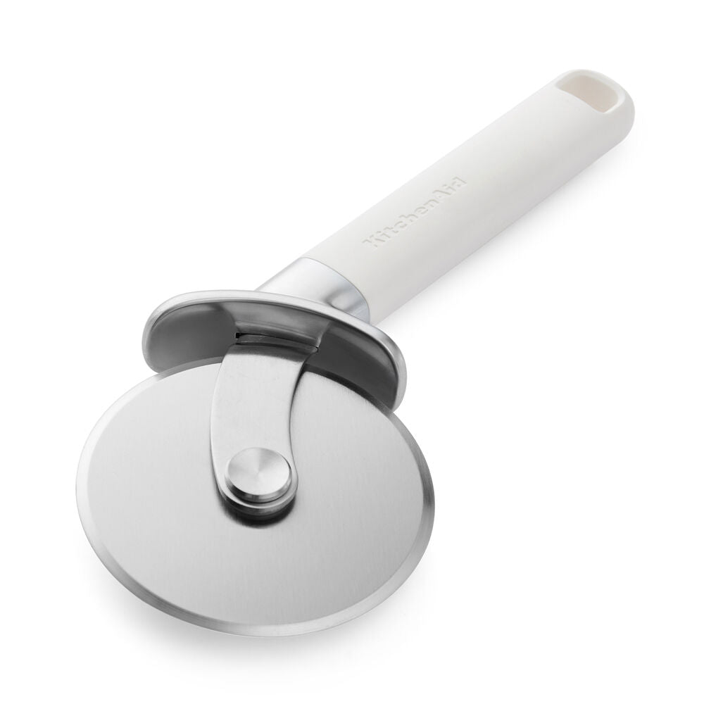 KitchenAid Classic Metal Pizza Wheel/Cutter Cooking Utensil Porcelain White