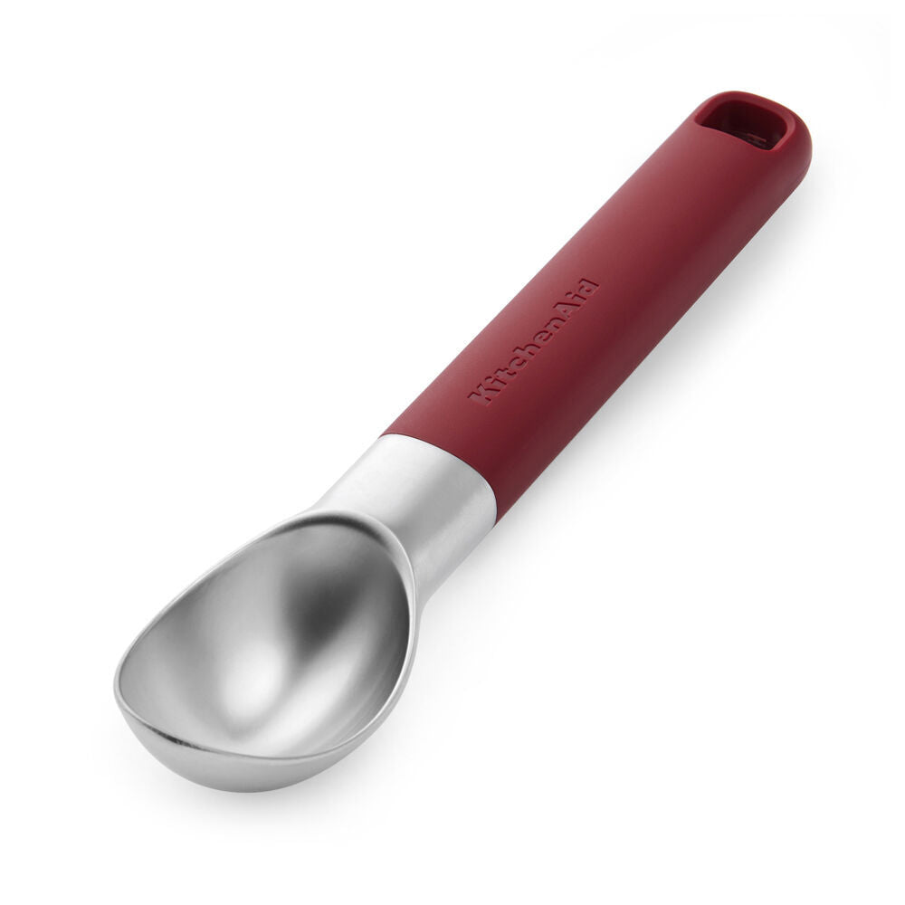2PK KitchenAid Classic Metal Ice Cream Scooper Cooking Utensil Empire Red