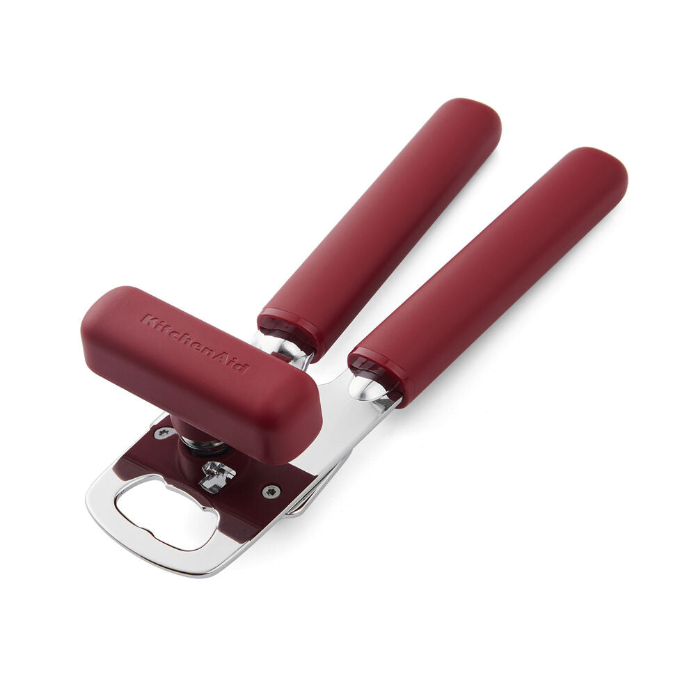 KitchenAid Classic Multifunction Can Opener Kitchen Tool w/Bottle Empire Red