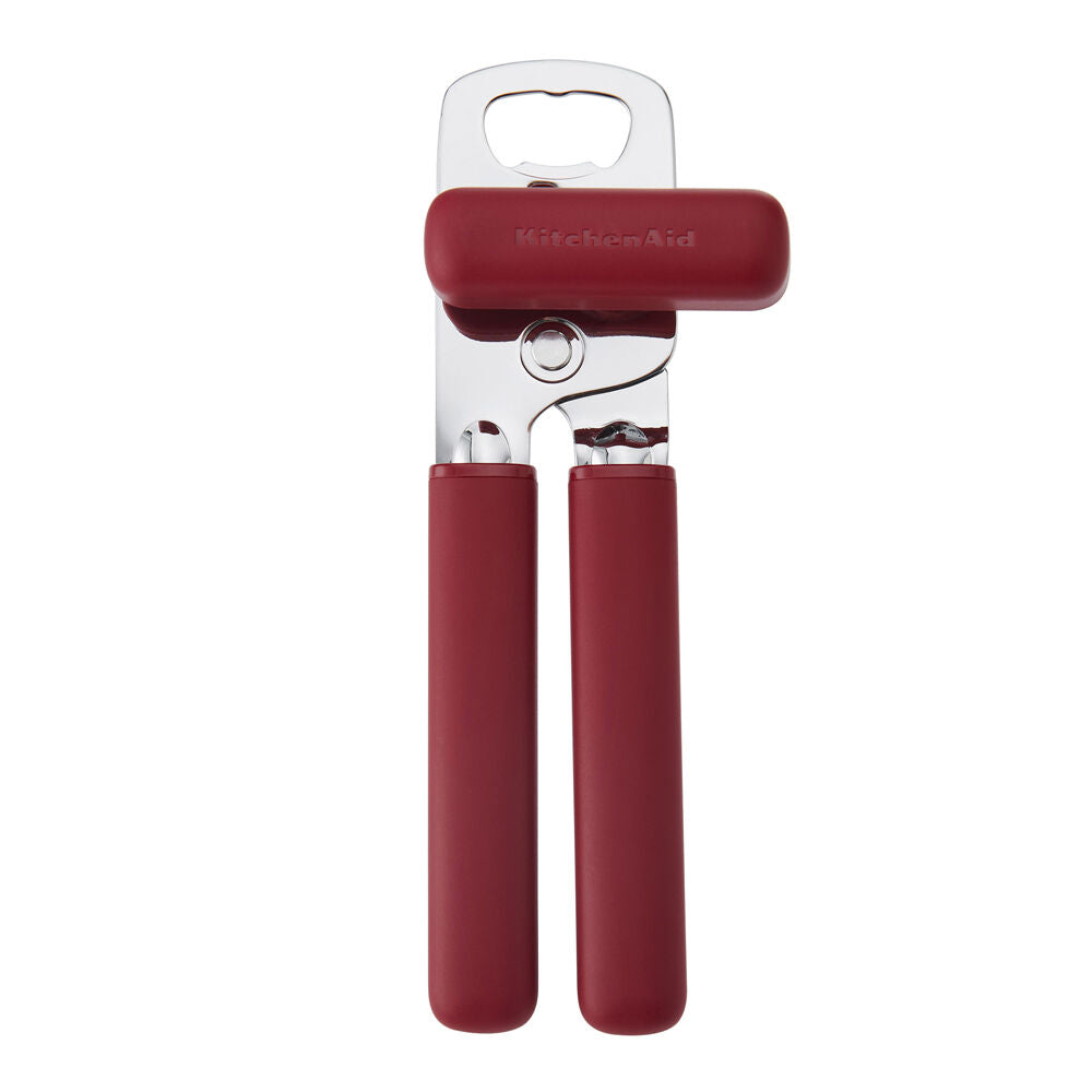 KitchenAid Classic Multifunction Can Opener Kitchen Tool w/Bottle Empire Red