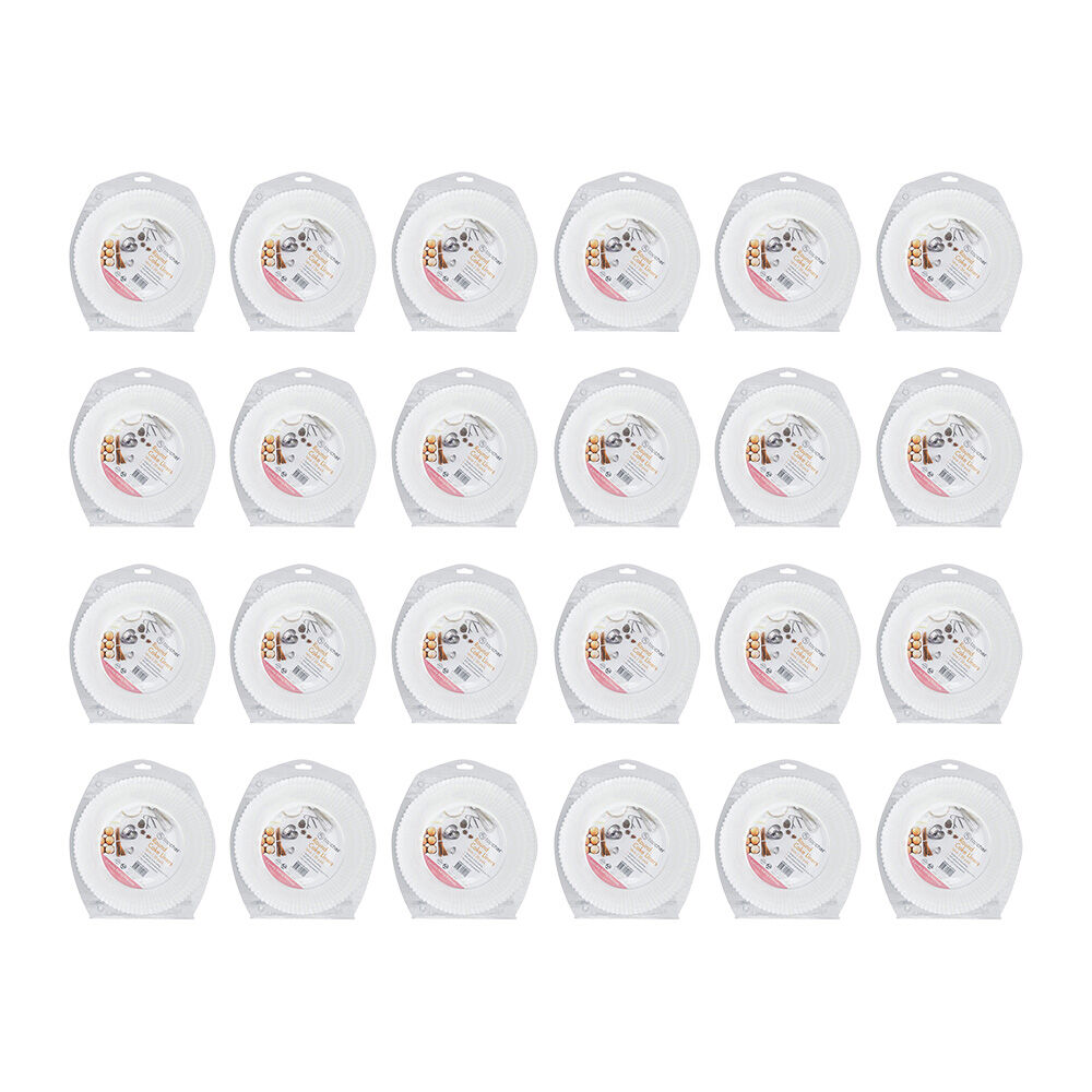 480pc Topchef 16cm Round Cake Liners Baking Sheet - White