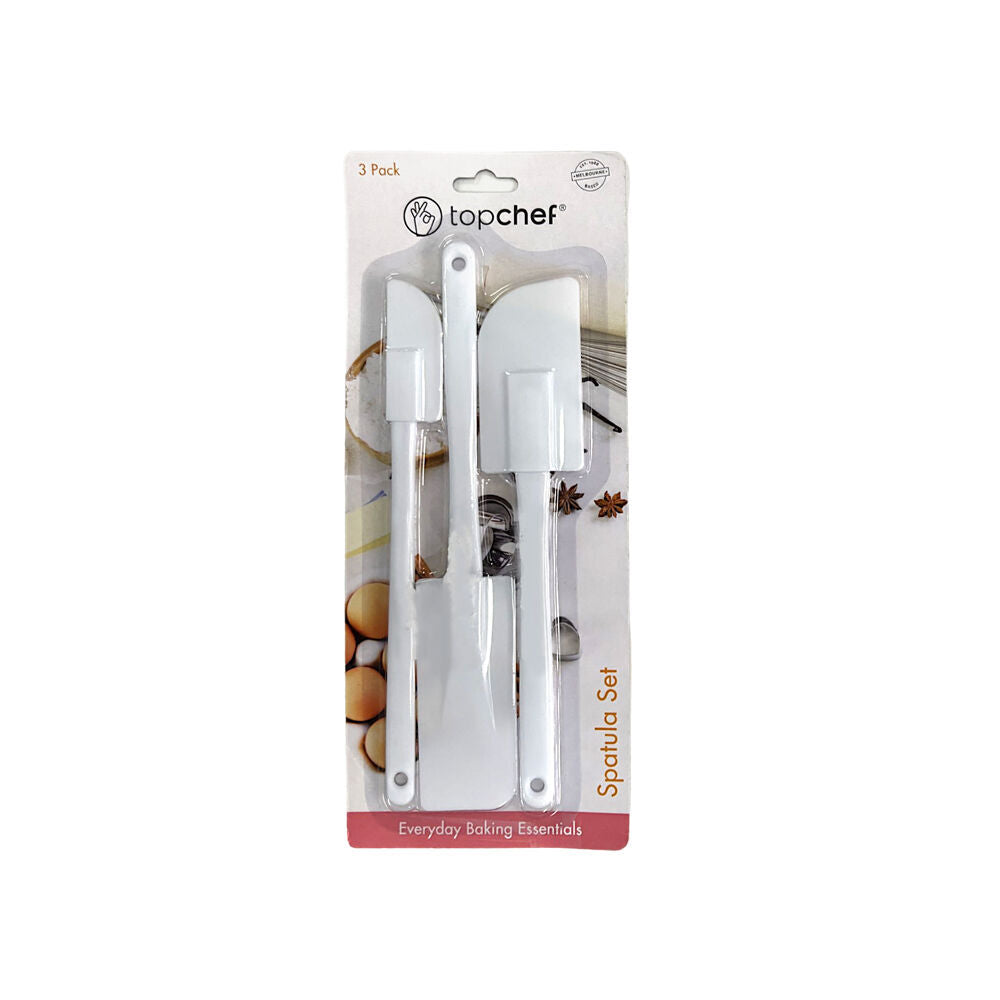 9pc Topchef Spatula Cooking/Baking Utensil Set - White