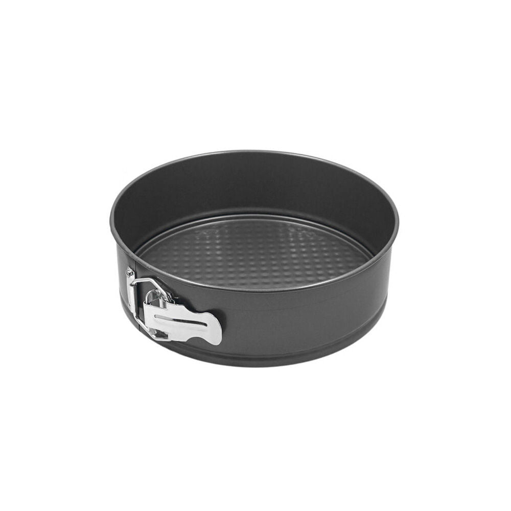 3PK Topchef Springfoam 22cm Stainless Steel Cake Pan - Black